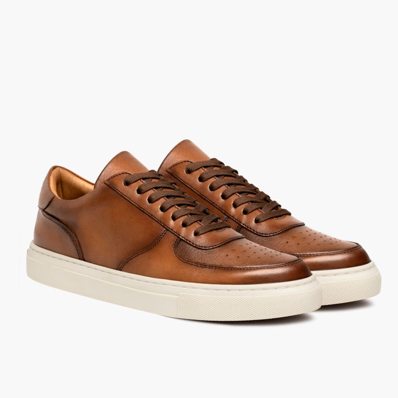 Court Toffee x Off-White Leather Sneakers