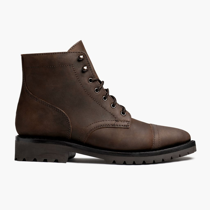 Captain StormKing® Tobacco Leather Boots