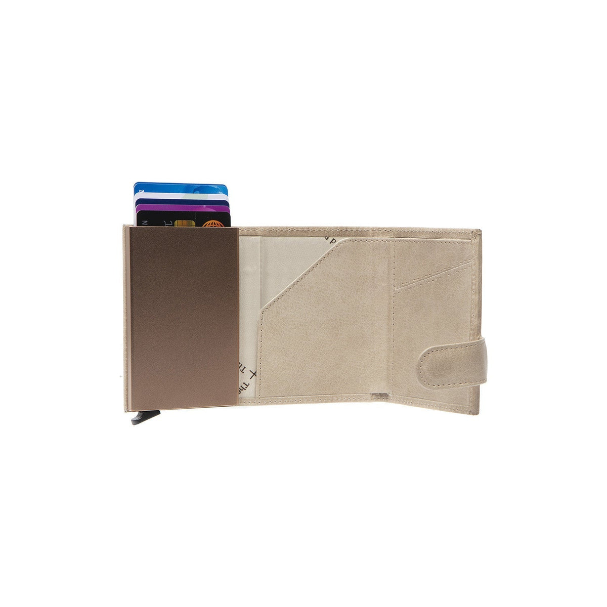 
Off White Leather Card Holder Portland, detail view 3