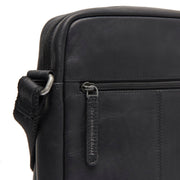 
Solid Antique Brass Hardware & Heavy-Duty Dual Zipper Detail on Anzora Full-Grain Leather Crossbody Bag