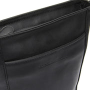 
Classic 100% Full-Grain leather Bag - Rear Perspective Showing Reinforced Leather Straps & Stitching