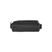 Mikeli Full-Grain Leather Crossbody Bag - Structured Side Profile Showing Gusset Depth & Expansion Capacity