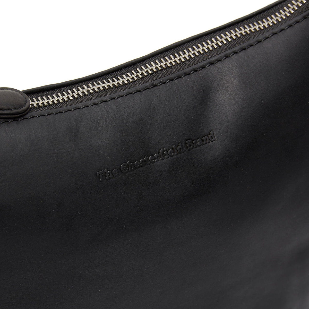 Red 100% Full-Grain leather Bag - Rear Perspective Showing Reinforced Leather Straps &amp; Stitching