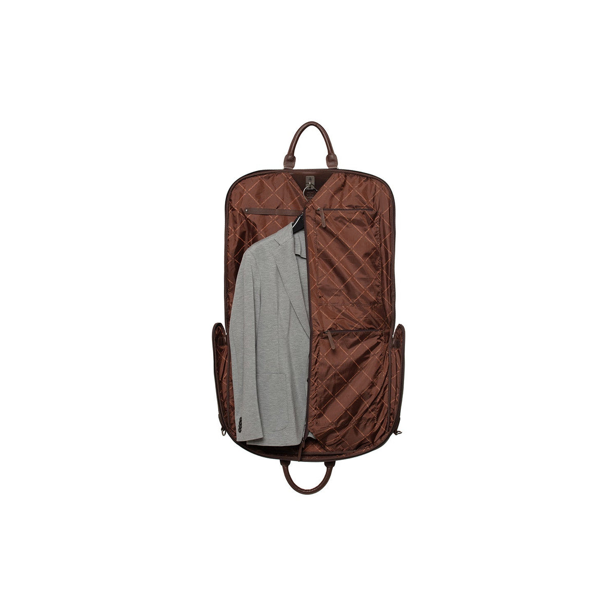 
Classic 100% Full-Grain leather Goods - Back View Showing Tailored Shoulder Fit & Clean Hemline