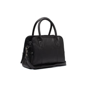 Ezra Full-Grain Leather Handbag in Classic 100% Full-Grain Leather - Front Profile View &amp; Tailored Silhouette | Buy Online