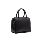 Langton Full-Grain Leather Handbag in Classic 100% Full-Grain Leather - Front Profile View &amp; Tailored Silhouette | Buy Online
