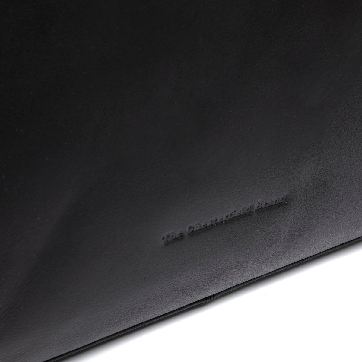 Authentic 100% Full-Grain Leather Grain Texture &amp; Heavy-Duty Seam Stitching Detail