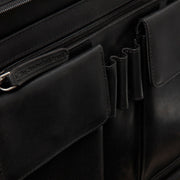 
Authentic 100% Full-Grain Leather Grain Texture & Heavy-Duty Seam Stitching Detail