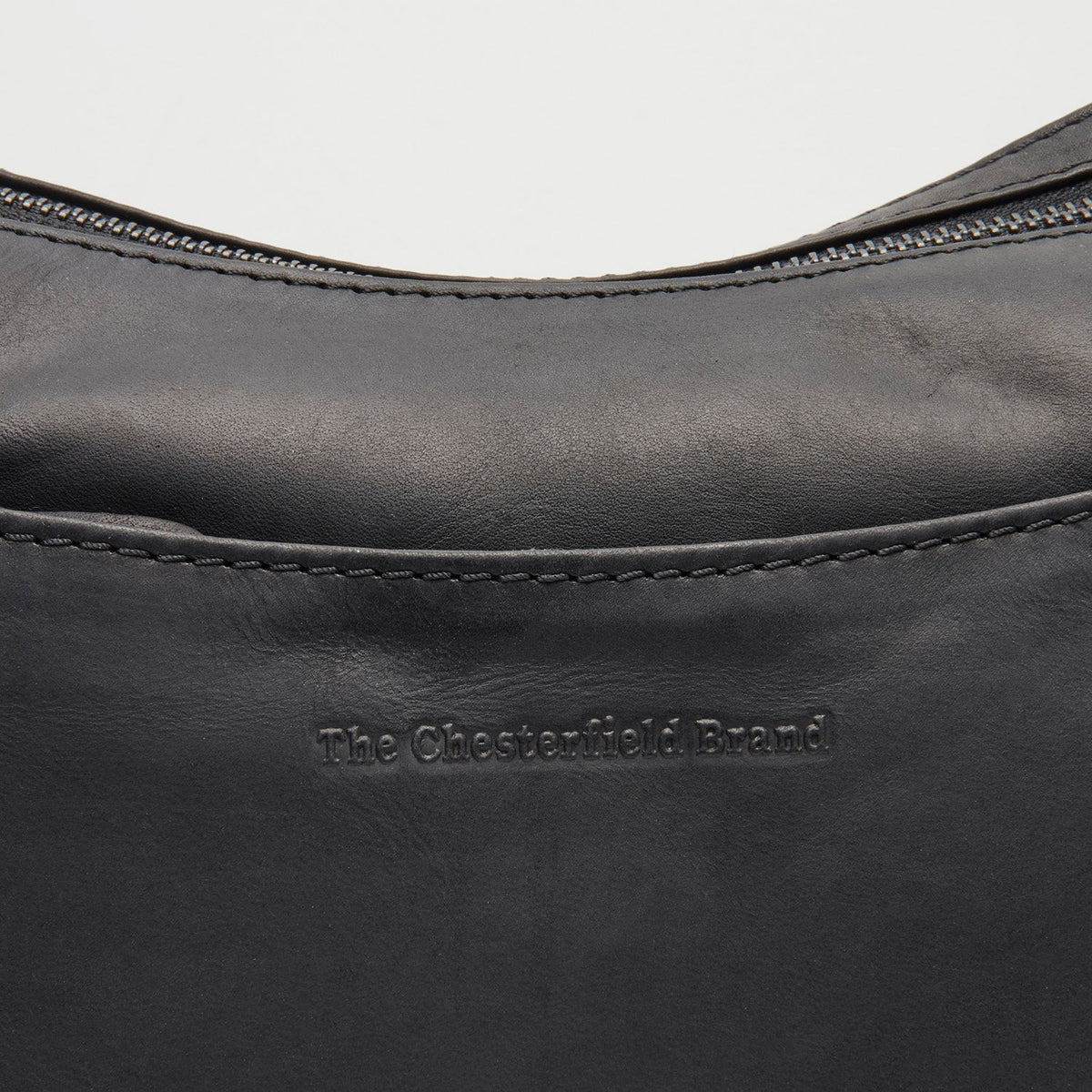 
Classic 100% Full-Grain leather Bag - Rear Perspective Showing Reinforced Leather Straps & Stitching