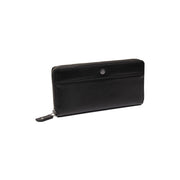 Livorno Full-Grain Leather Wallet in Classic 100% Full-Grain Leather - Full Exterior Front Profile View | Buy Online