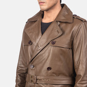 
Authentic Calfskin Leather with Semi-aniline Finish Grain Texture & Heavy-Duty Seam Stitching Detail
