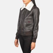 Stella G-1 Leather Bomber Jacket – alternate product view 2